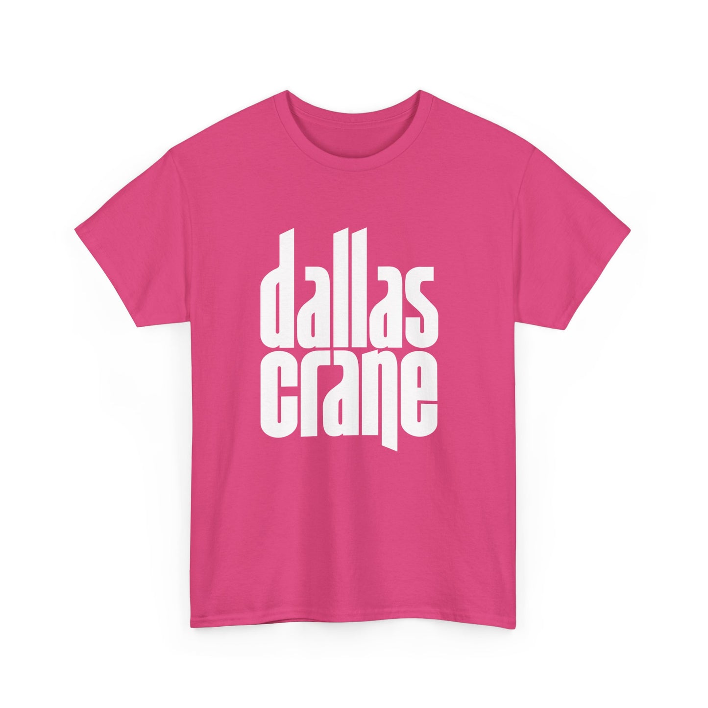 Dallas Crane White Logo Unisex Tee