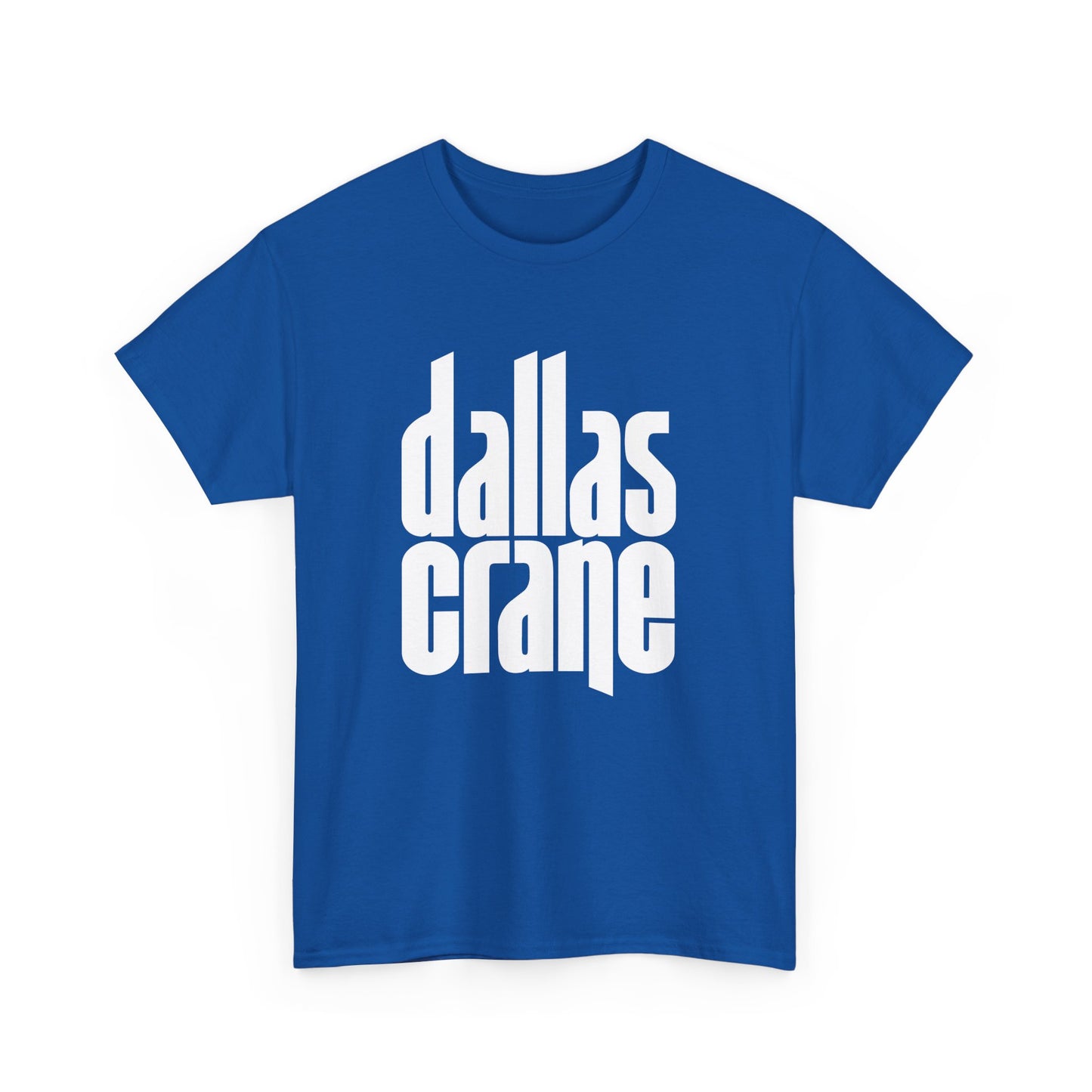 Dallas Crane White Logo Unisex Tee