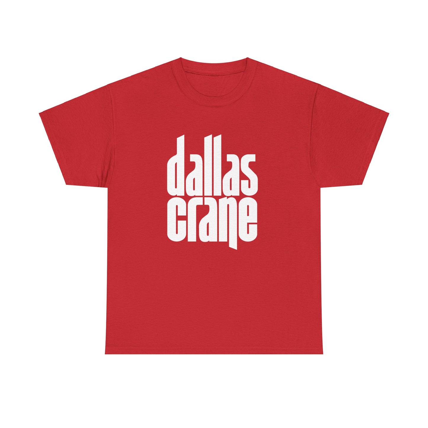 Dallas Crane White Logo Unisex Tee