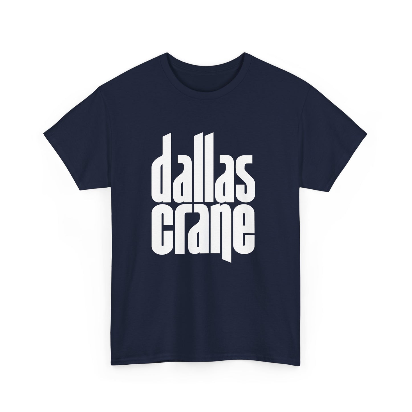 Dallas Crane White Logo Unisex Tee