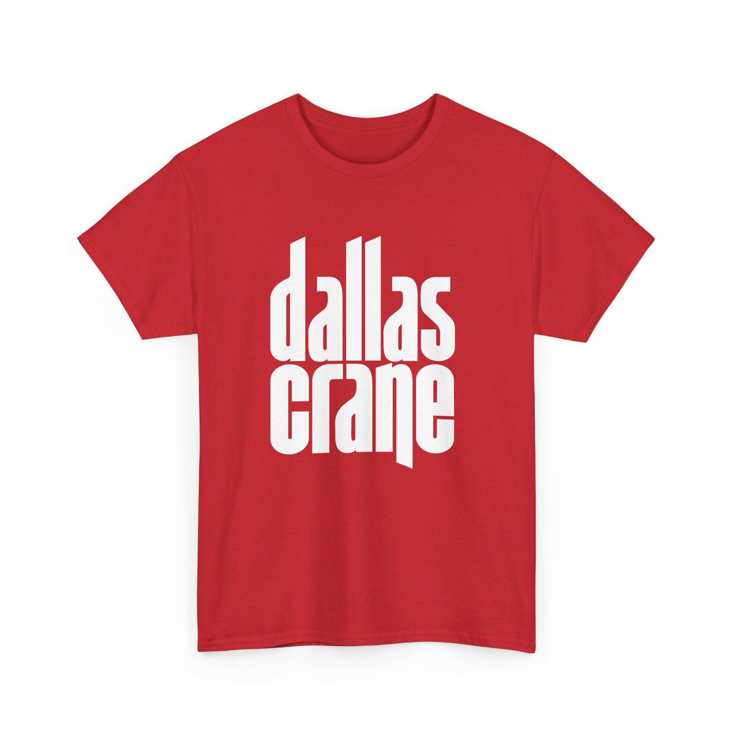 Dallas Crane White Logo Unisex Tee