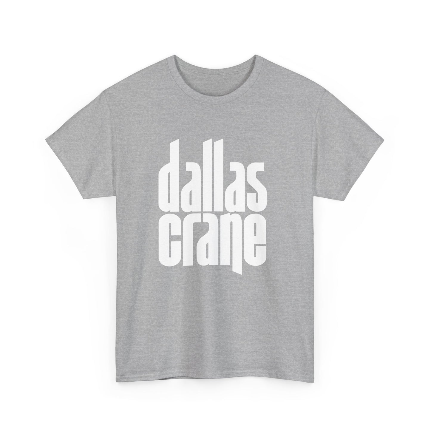 Dallas Crane White Logo Unisex Tee