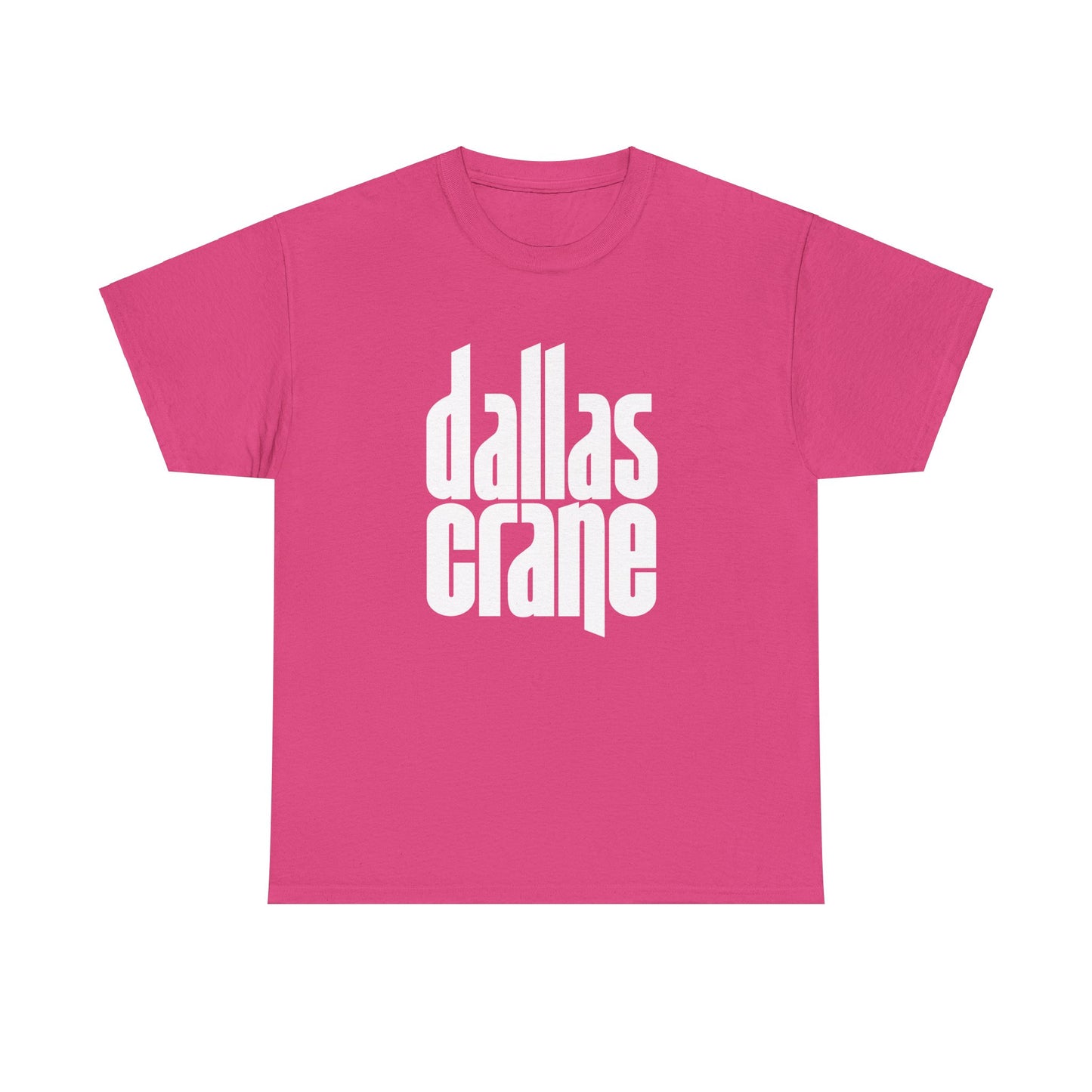 Dallas Crane White Logo Unisex Tee