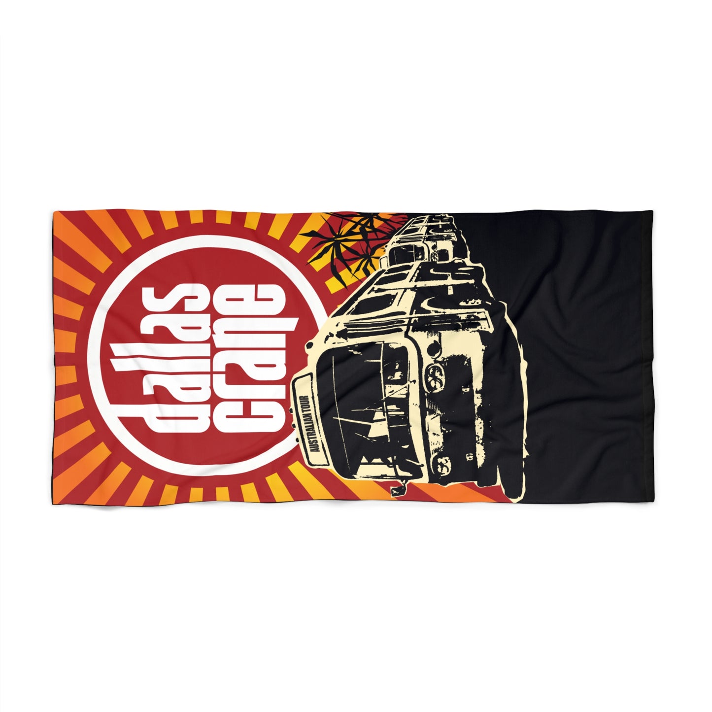 Dallas Crane - Vintage Tour Beach Towel