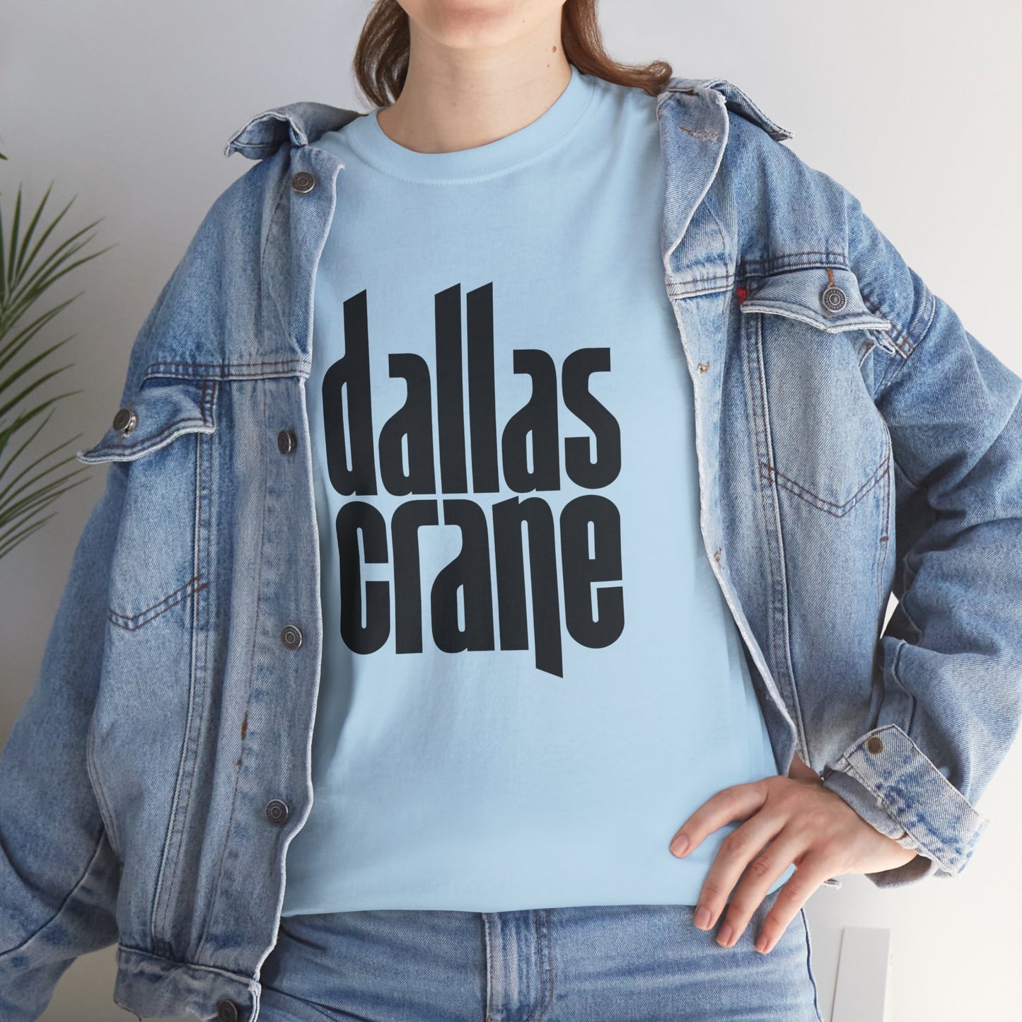 Dallas Crane Black Logo Unisex Tee