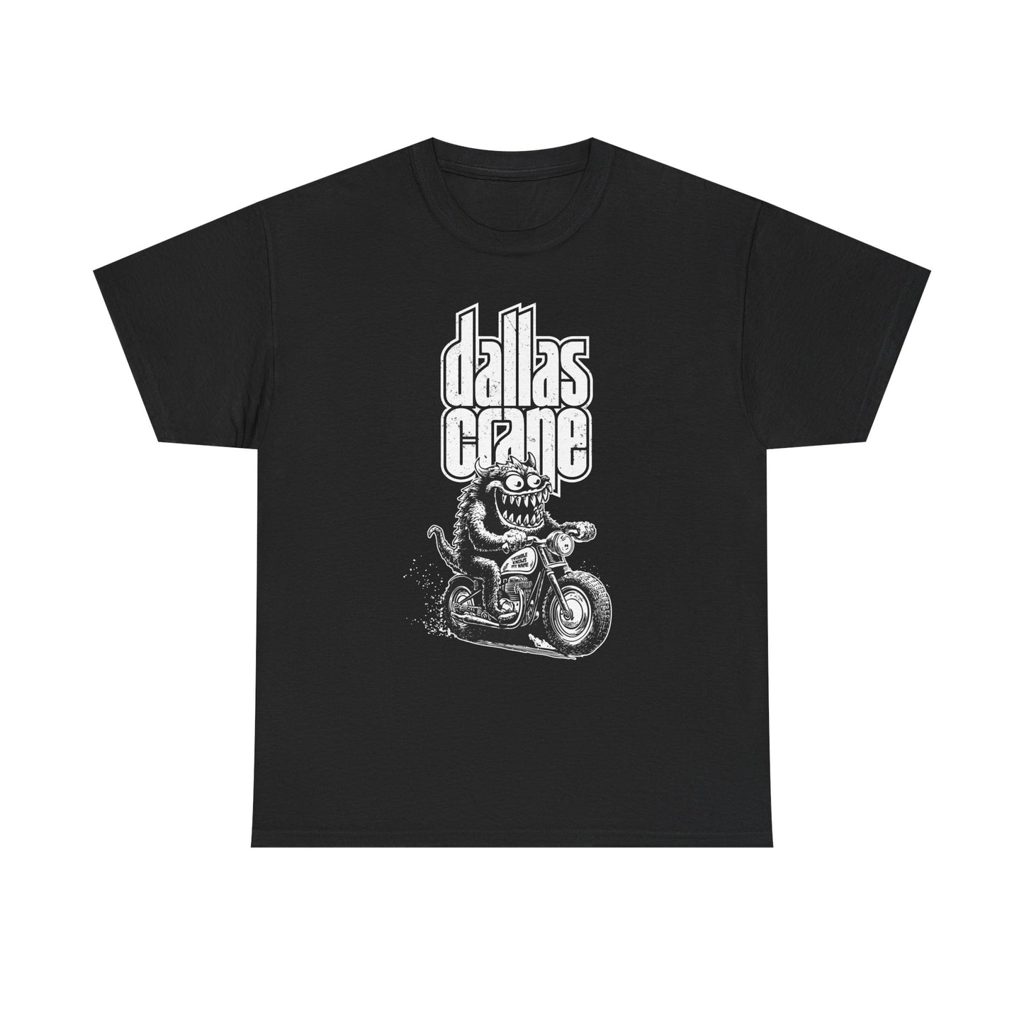 Dallas Crane - Trouble Knows My Name - Monster Tee, Fun Graphic T-Shirt, Casual Wear, Summer Style, Unique Apparel