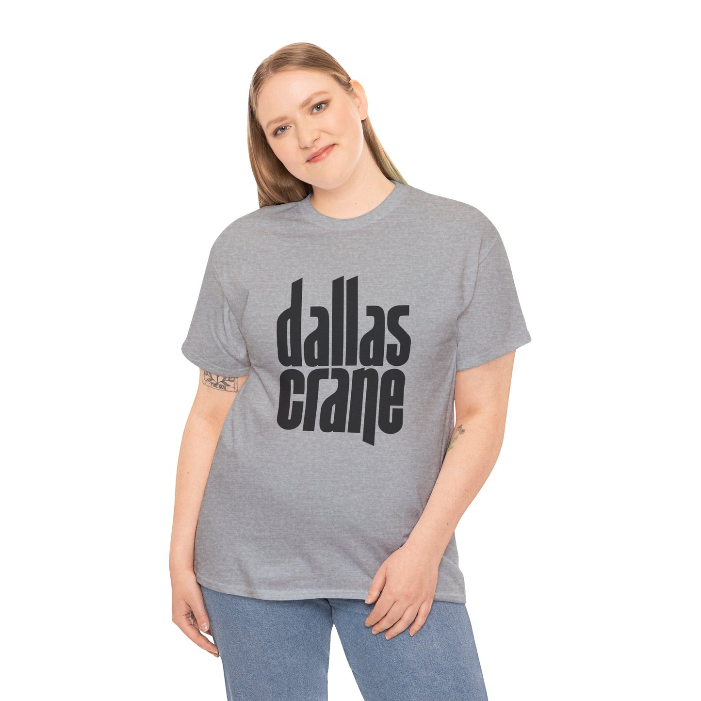 Dallas Crane Black Logo Unisex Tee