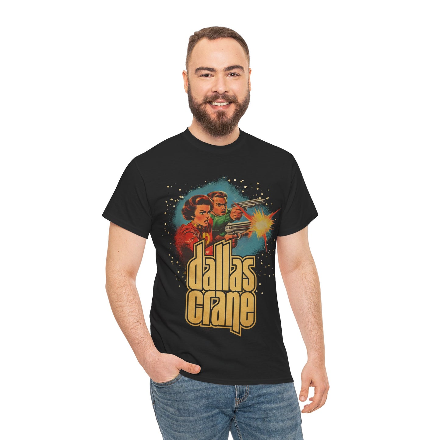 Dallas Crane Raygun Series Unisex Cotton Tee