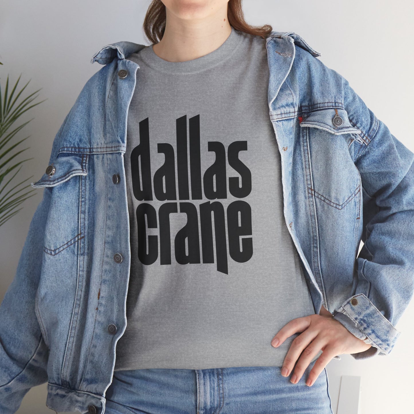 Dallas Crane Black Logo Unisex Tee