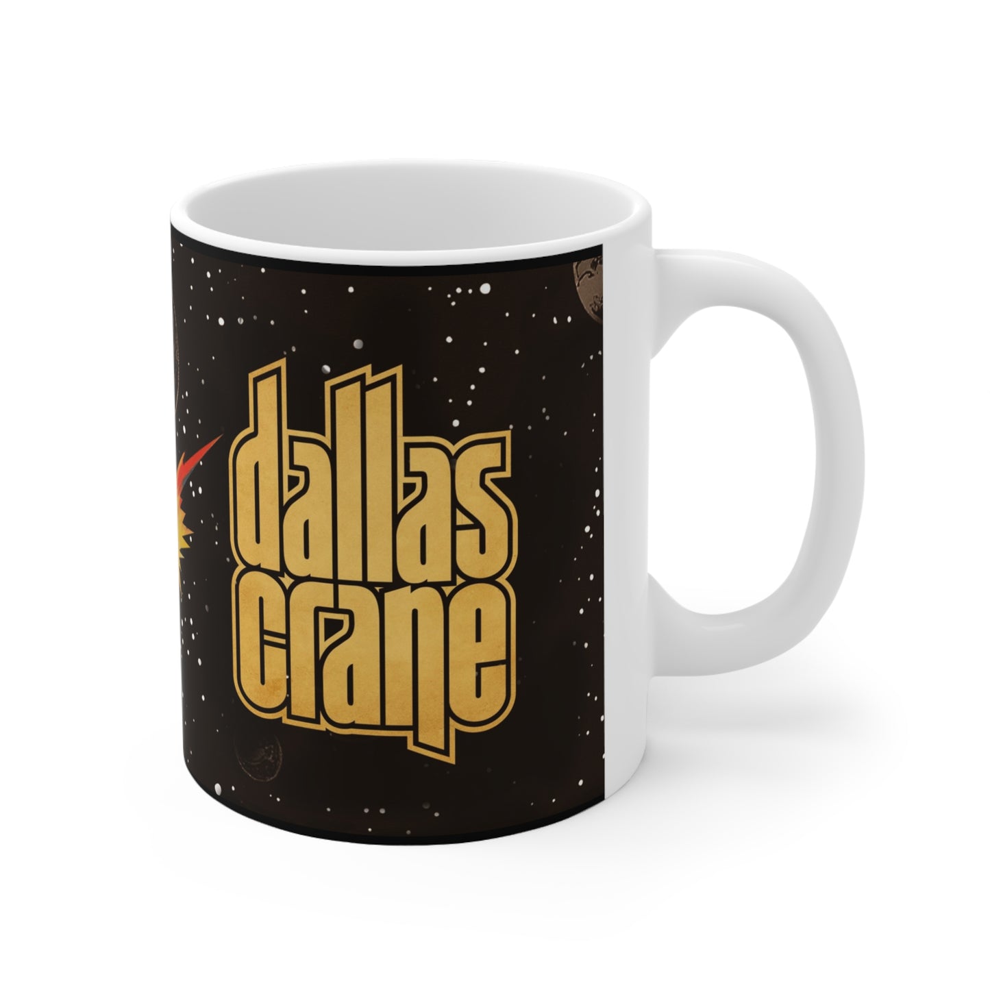 Dallas Crane Ceramic Coffee Cup