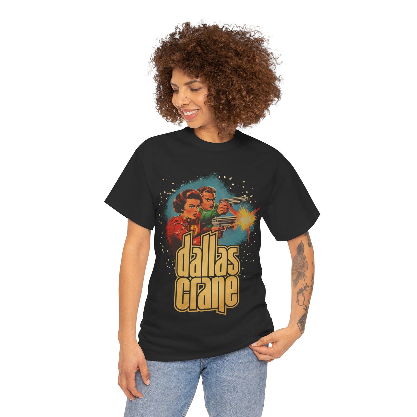 Dallas Crane Raygun Series Unisex Cotton Tee