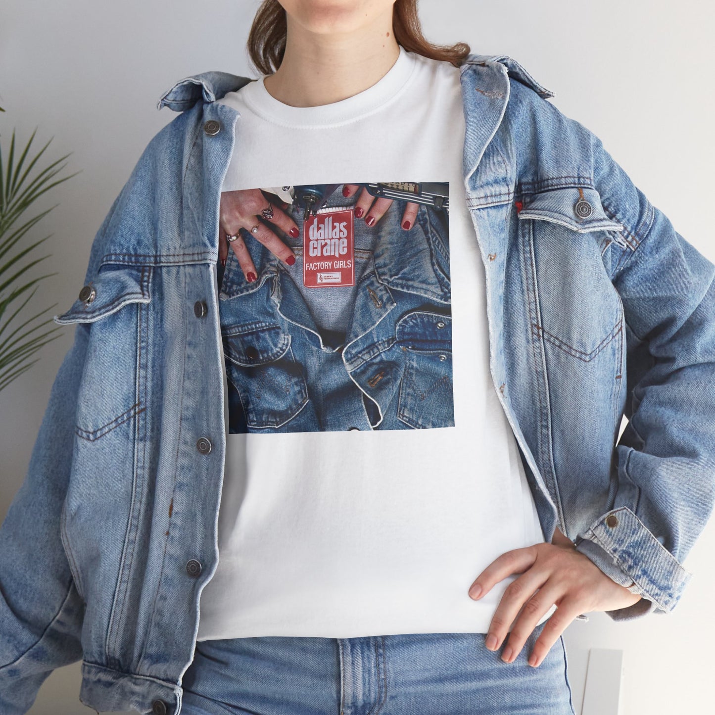 Dallas Crane - Factory Girls Unisex Heavy Cotton Tee